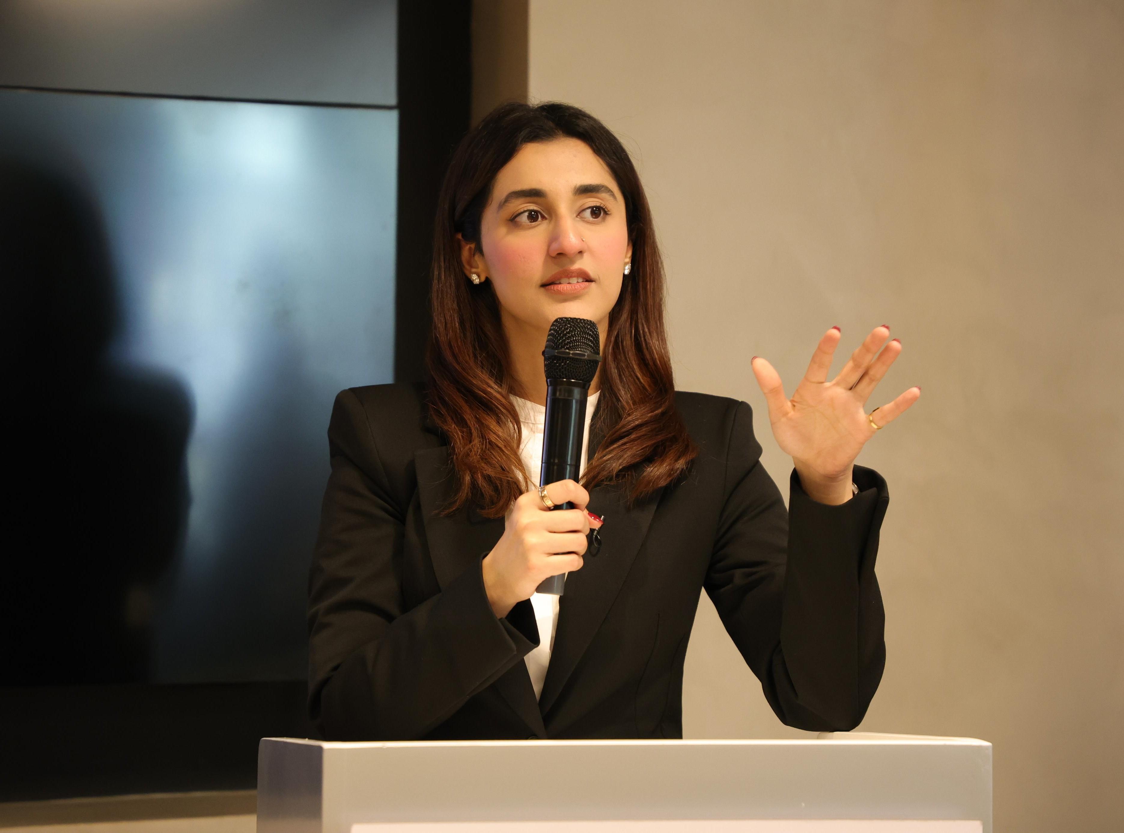 Abhaia Sharma Speaking at Pearl Academy